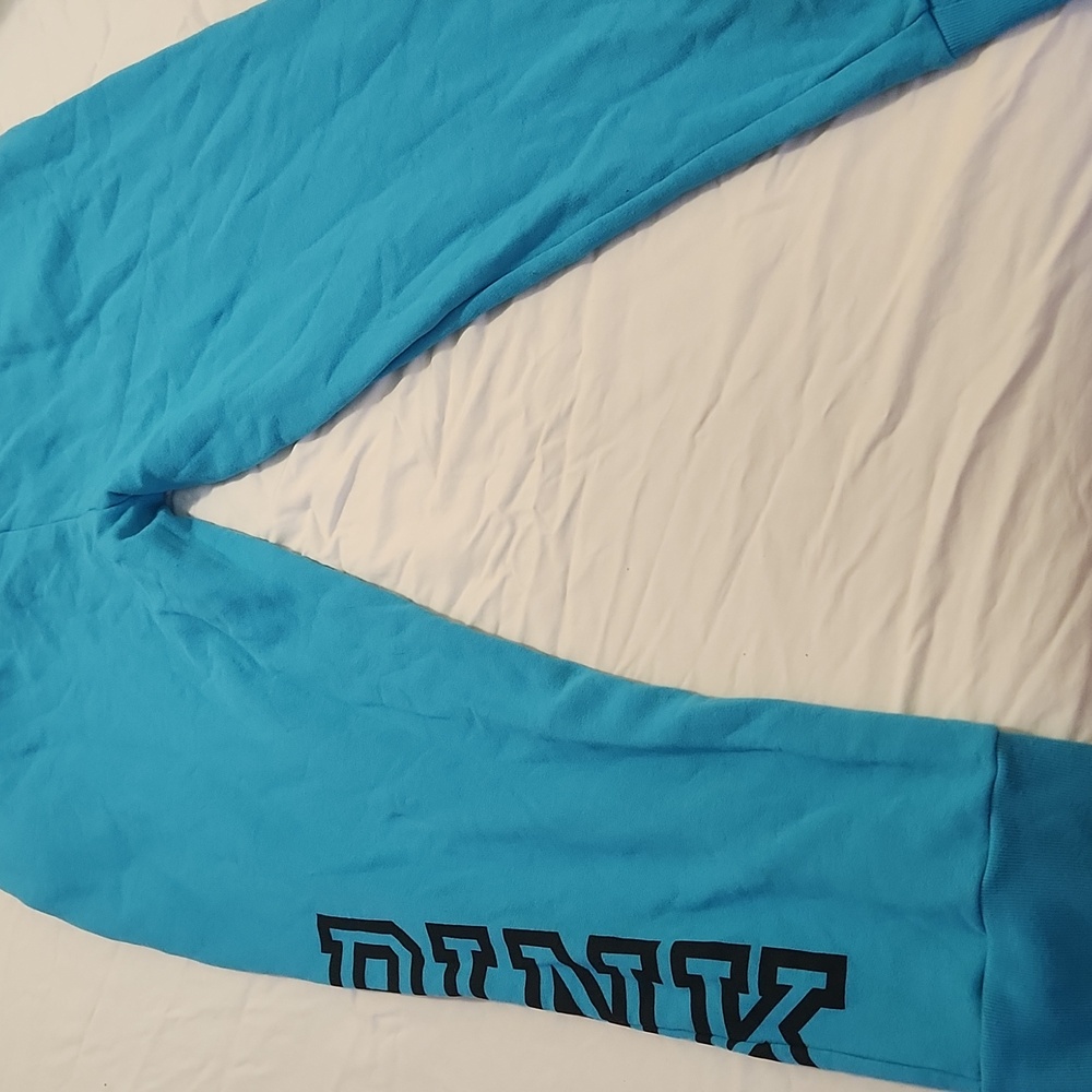 Vs Pink Logo Hoodie/pants Sweat Set Nwot - Picture 5 of 6